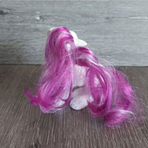 My Little Pony G3 WONDERMINT Purple Gem 2003 White 5" - Picture 2 of 4